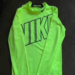 ❗️SALE❗️Nike Pro Youth Compression Shirt Yellow